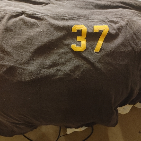 Mens Brown Bomber Long Sleeve Tee Estate Item - Picture 2 of 9